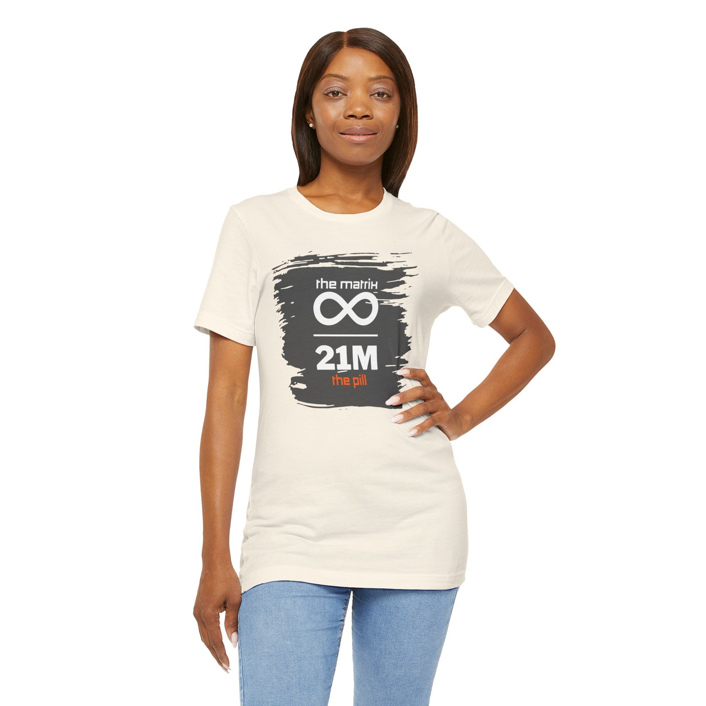 Fiat Matrix Bitcoin Orange Pill T-Shirt