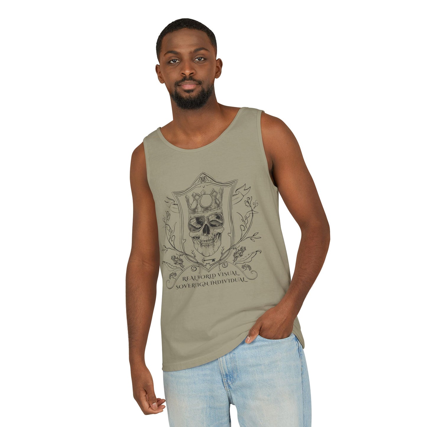Sovereign Individual Skull Unisex Tank Top