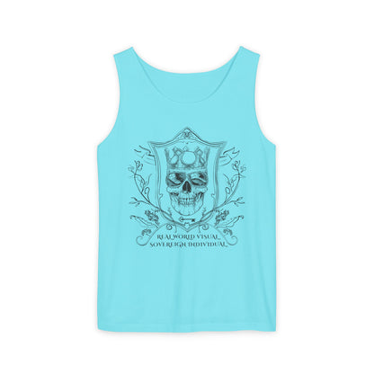 Sovereign Individual Skull Unisex Tank Top