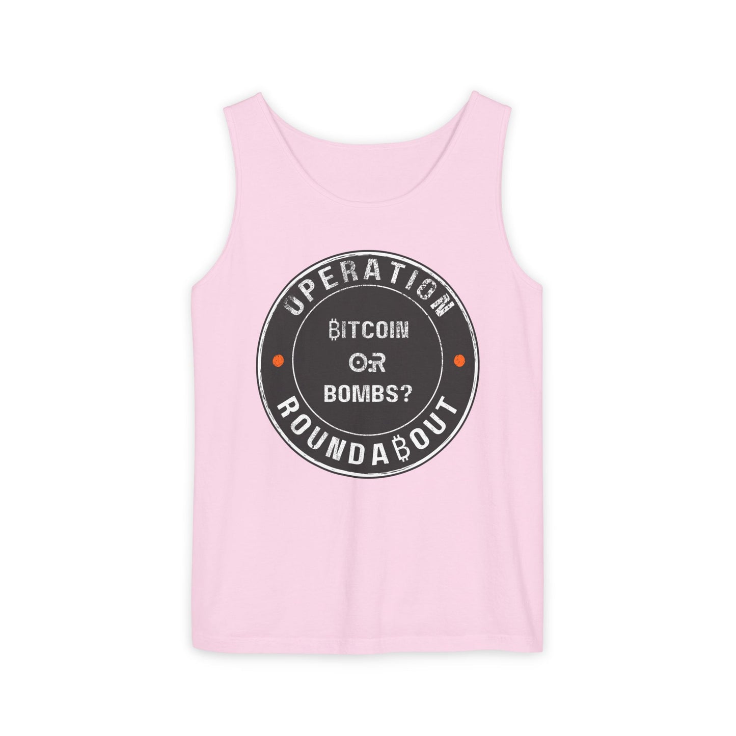 Bitcoin Or Bombs Operation Roundabout Tank Top