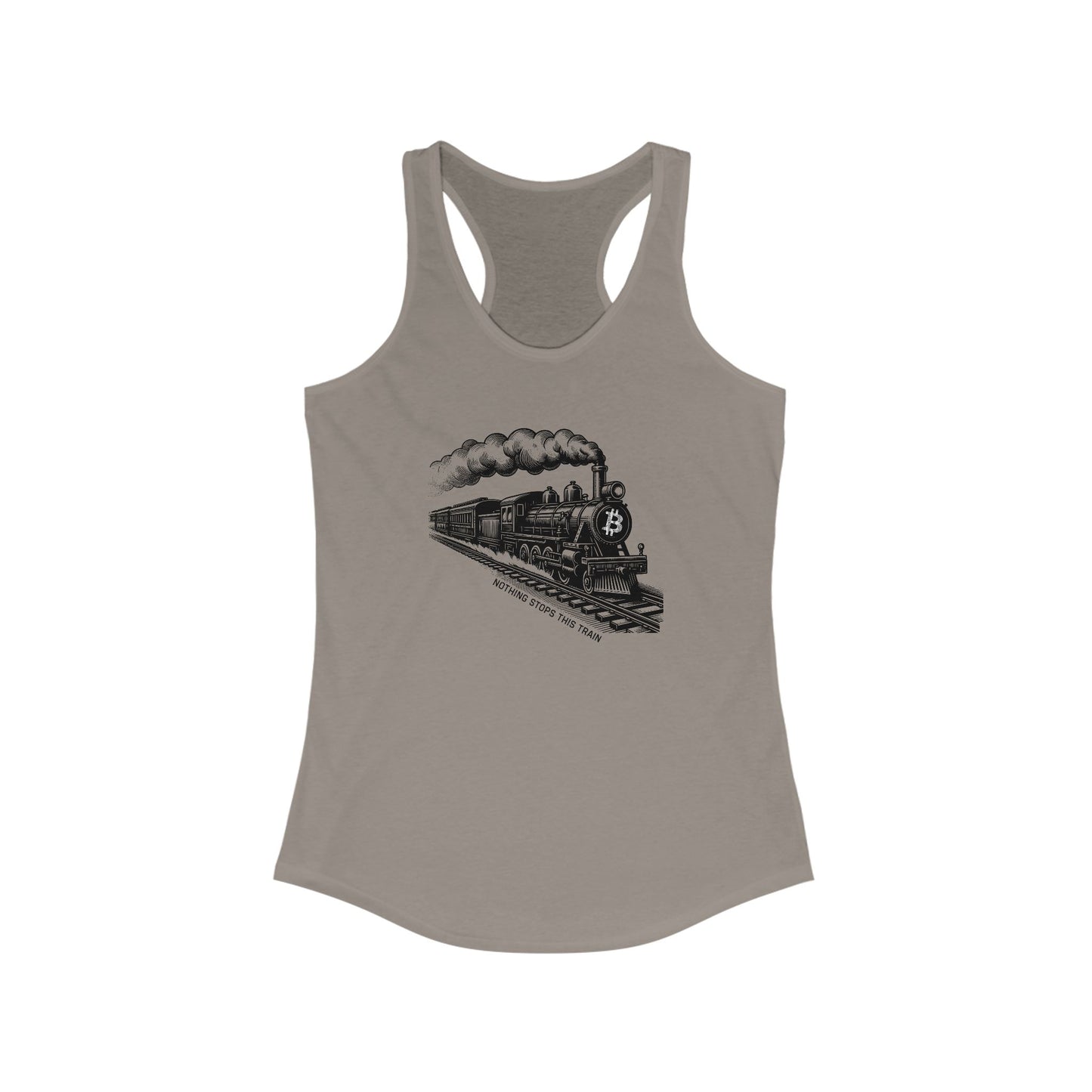 Nothing Stops This Train Women's Racerback Tank