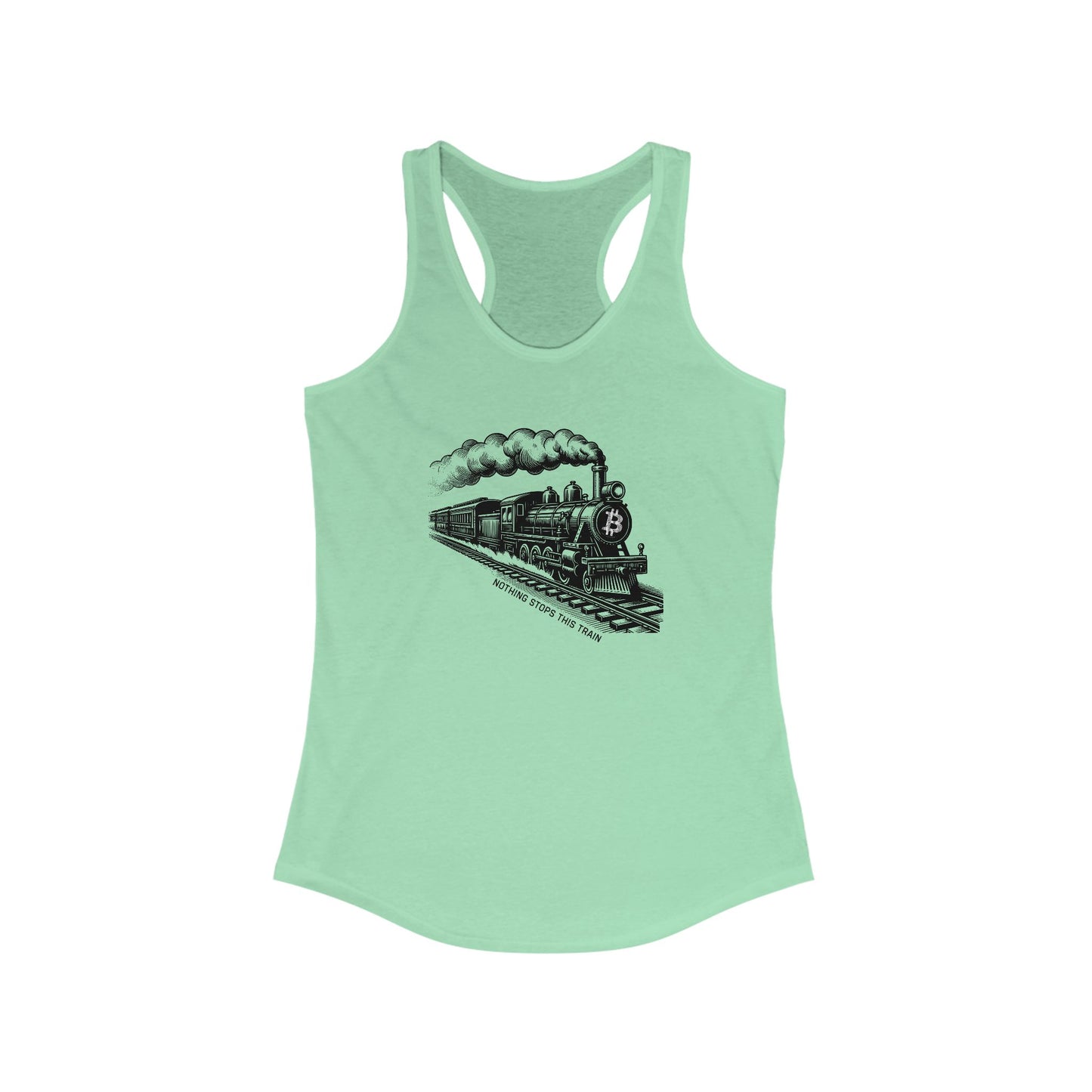 Nothing Stops This Train Women's Racerback Tank