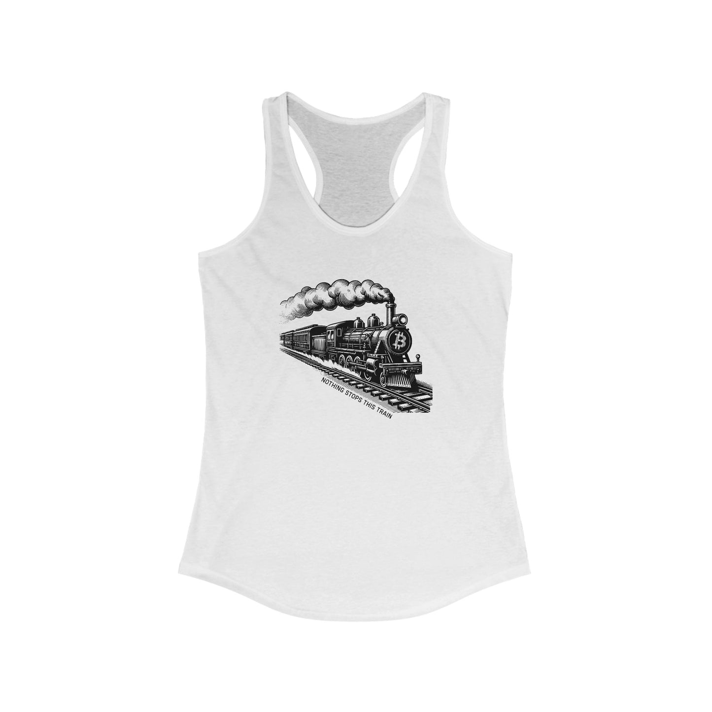 Nothing Stops This Train Women's Racerback Tank