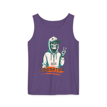 We Are All Satoshi Liberated NRG Skeleton Tank Top