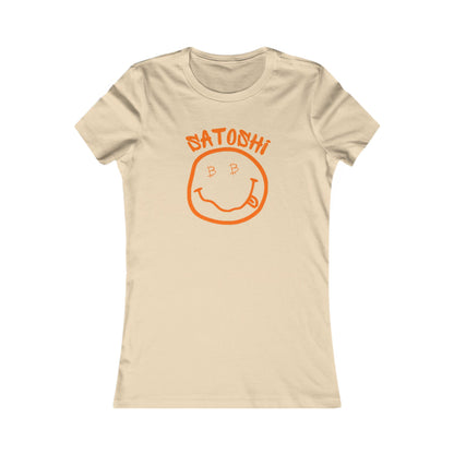 Bitcoin Eyed Satoshi Smiley Women's T-Shirt