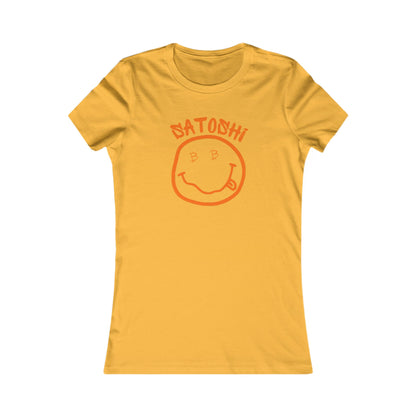 Bitcoin Eyed Satoshi Smiley Women's T-Shirt