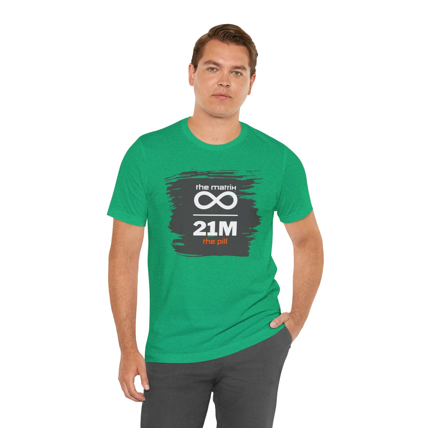 Fiat Matrix Bitcoin Orange Pill T-Shirt