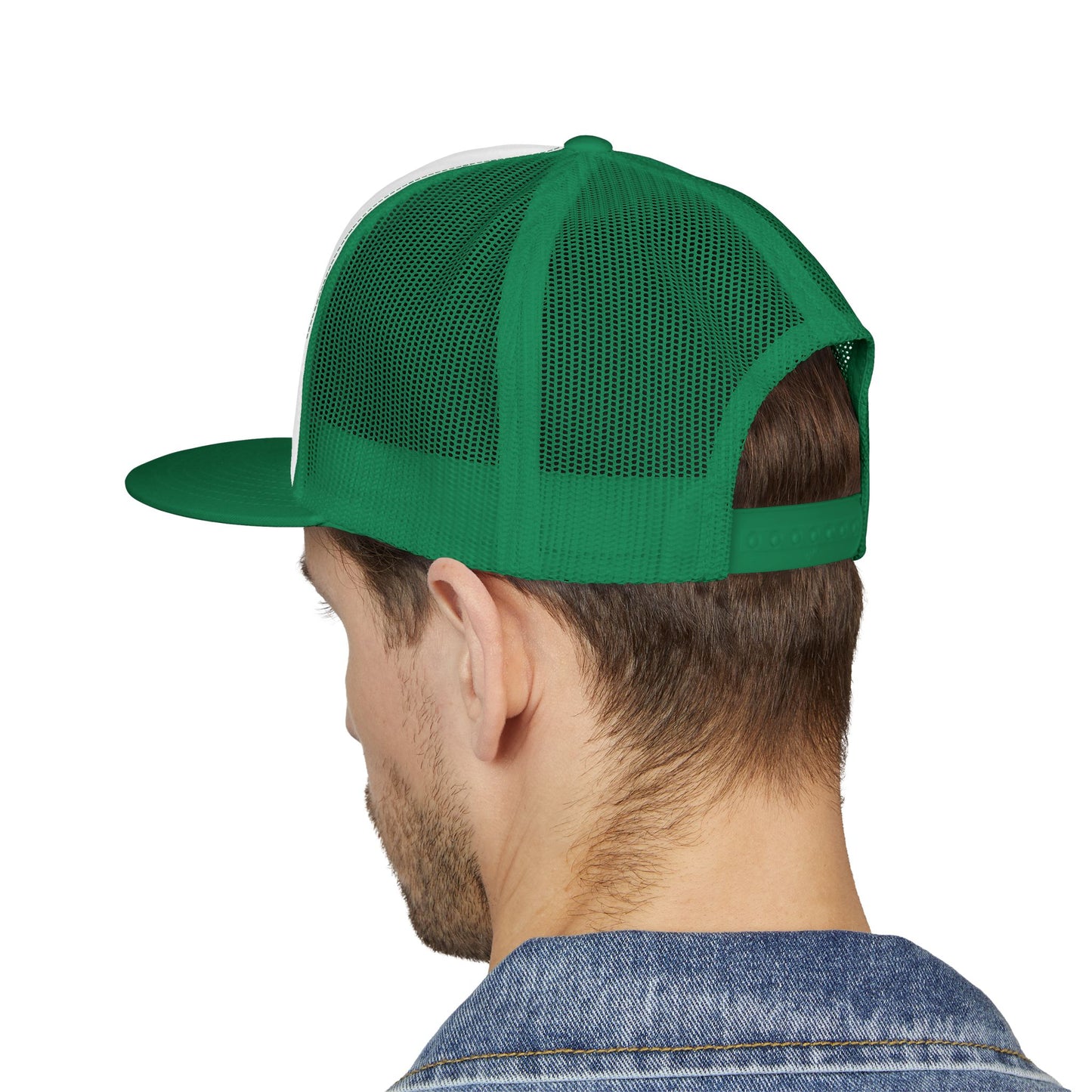 SATS Symbol Unisex Flat Brim Trucker Hat