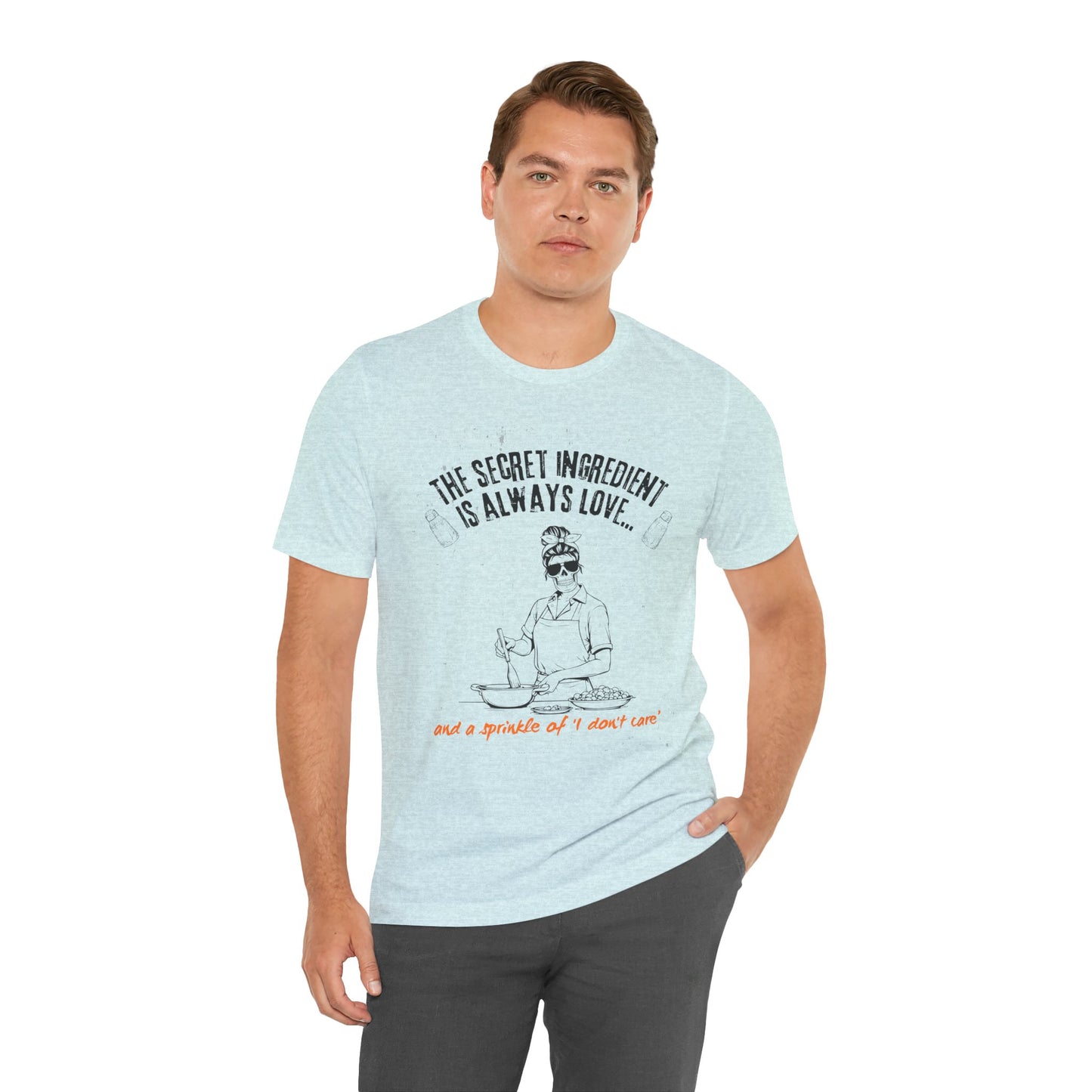 Love-Inspired Cooking Tee, Funny Shirt, Gift for Foodies, Unisex T-Shirt, Perfect for Occasions, Casual Wear