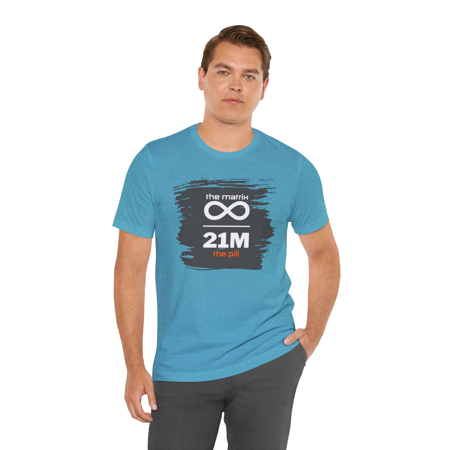 Fiat Matrix Bitcoin Orange Pill T-Shirt