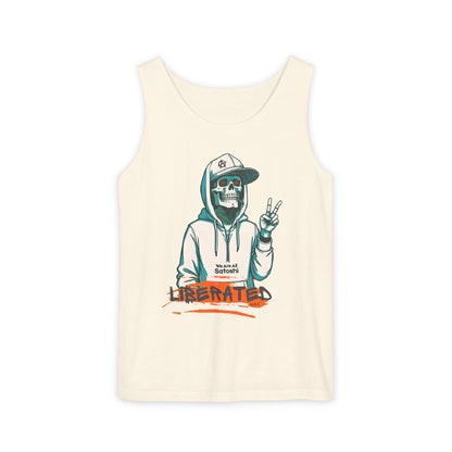 We Are All Satoshi Liberated NRG Skeleton Tank Top