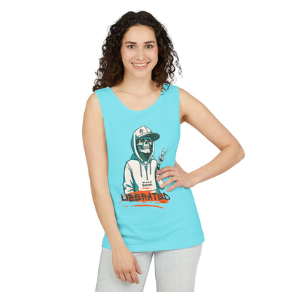 We Are All Satoshi Liberated NRG Skeleton Tank Top
