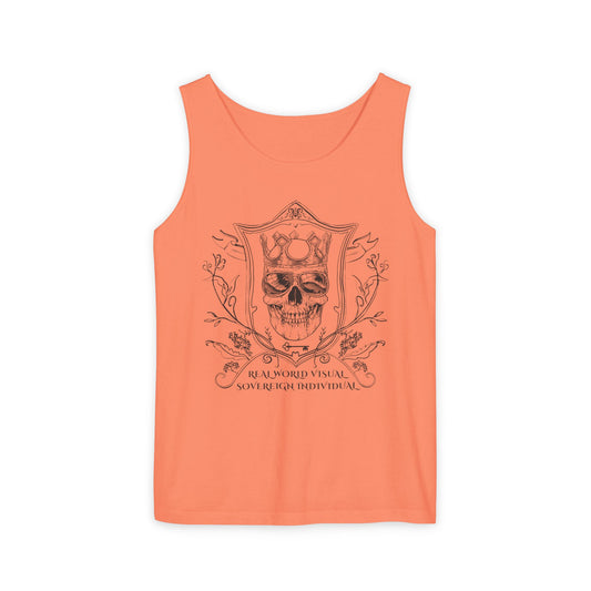 Sovereign Individual Skull Unisex Tank Top