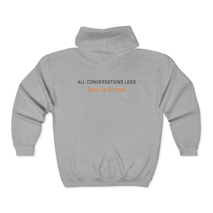 The Bitcoin Broadcast Zip Up Hoodie