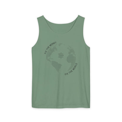 Fix The Money Fix The World Unisex Tank Top