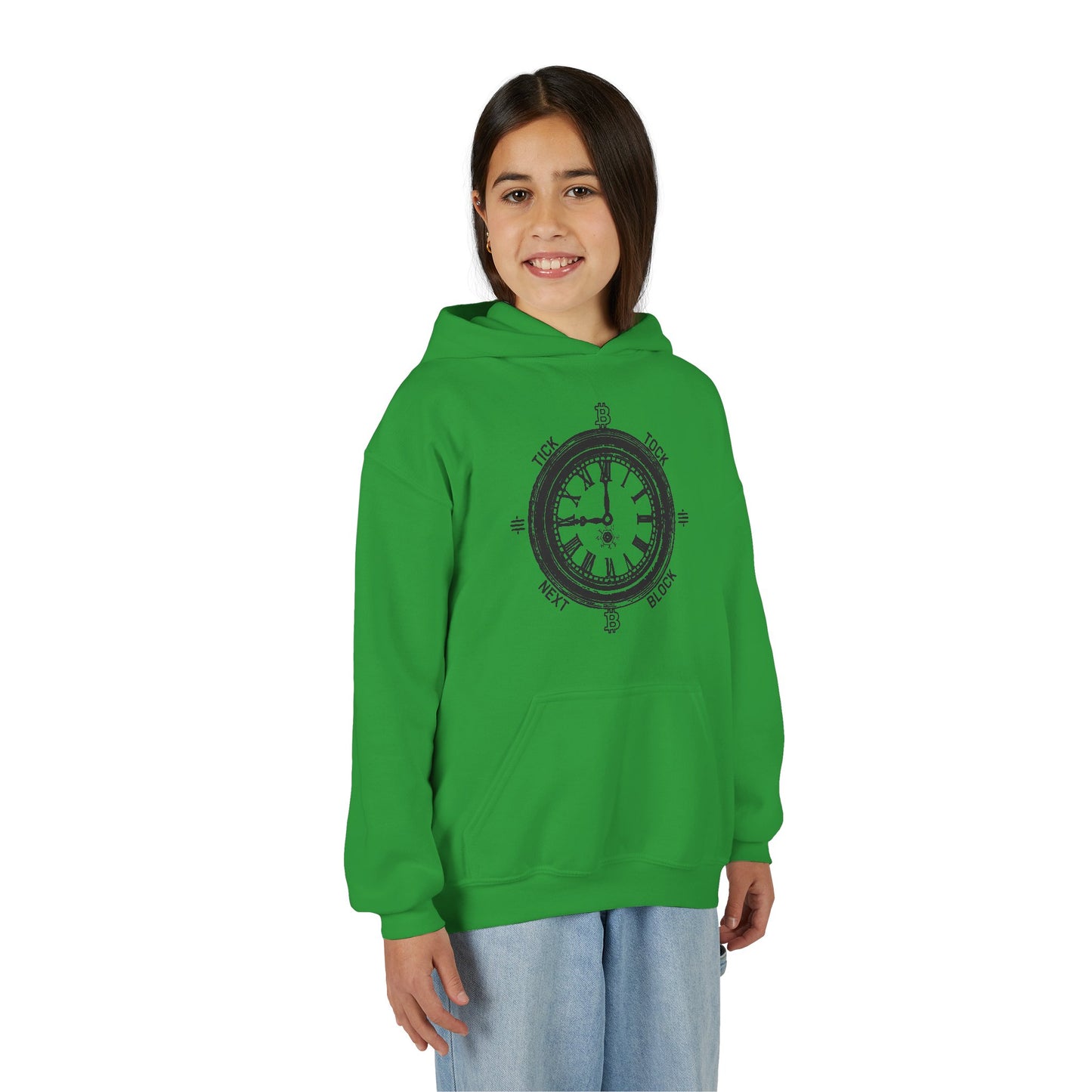 Tick Tock Next Block Youth Hoodie