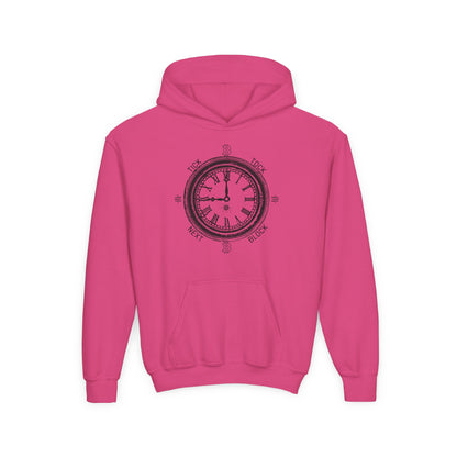 Tick Tock Next Block Youth Hoodie