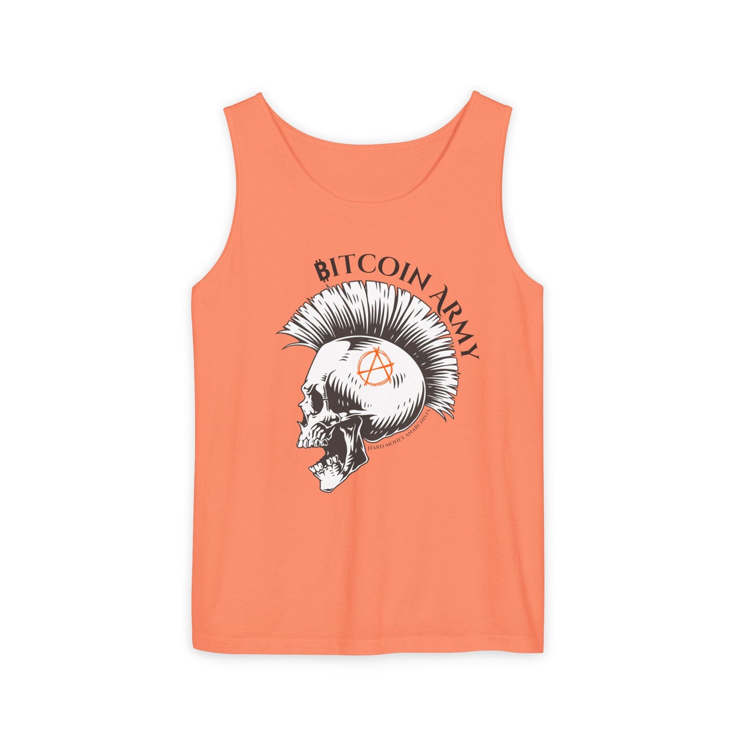 Bitcoin Army Hard Money Anarchists Tank Top
