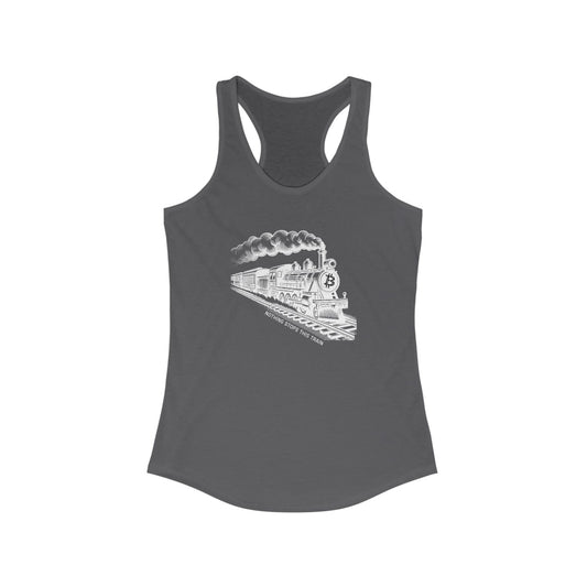 Nothing Stops This Train Women's Racerback Tank