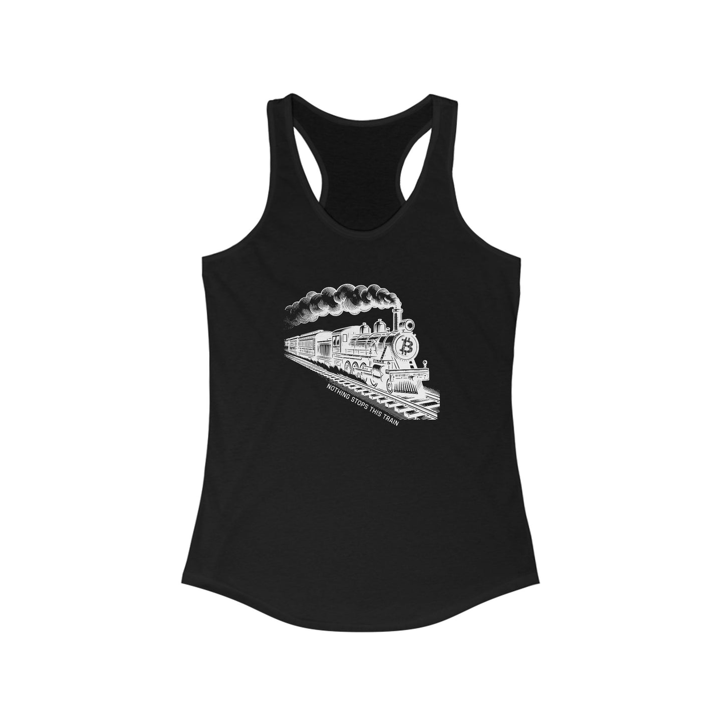 Nothing Stops This Train Women's Racerback Tank