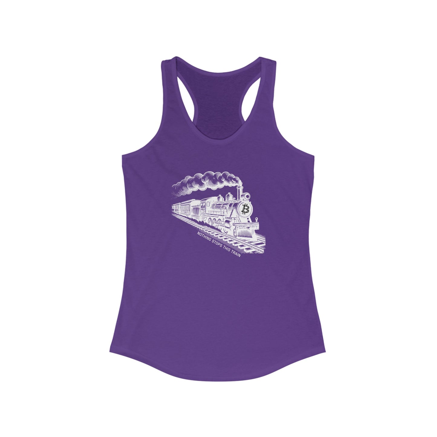 Nothing Stops This Train Women's Racerback Tank