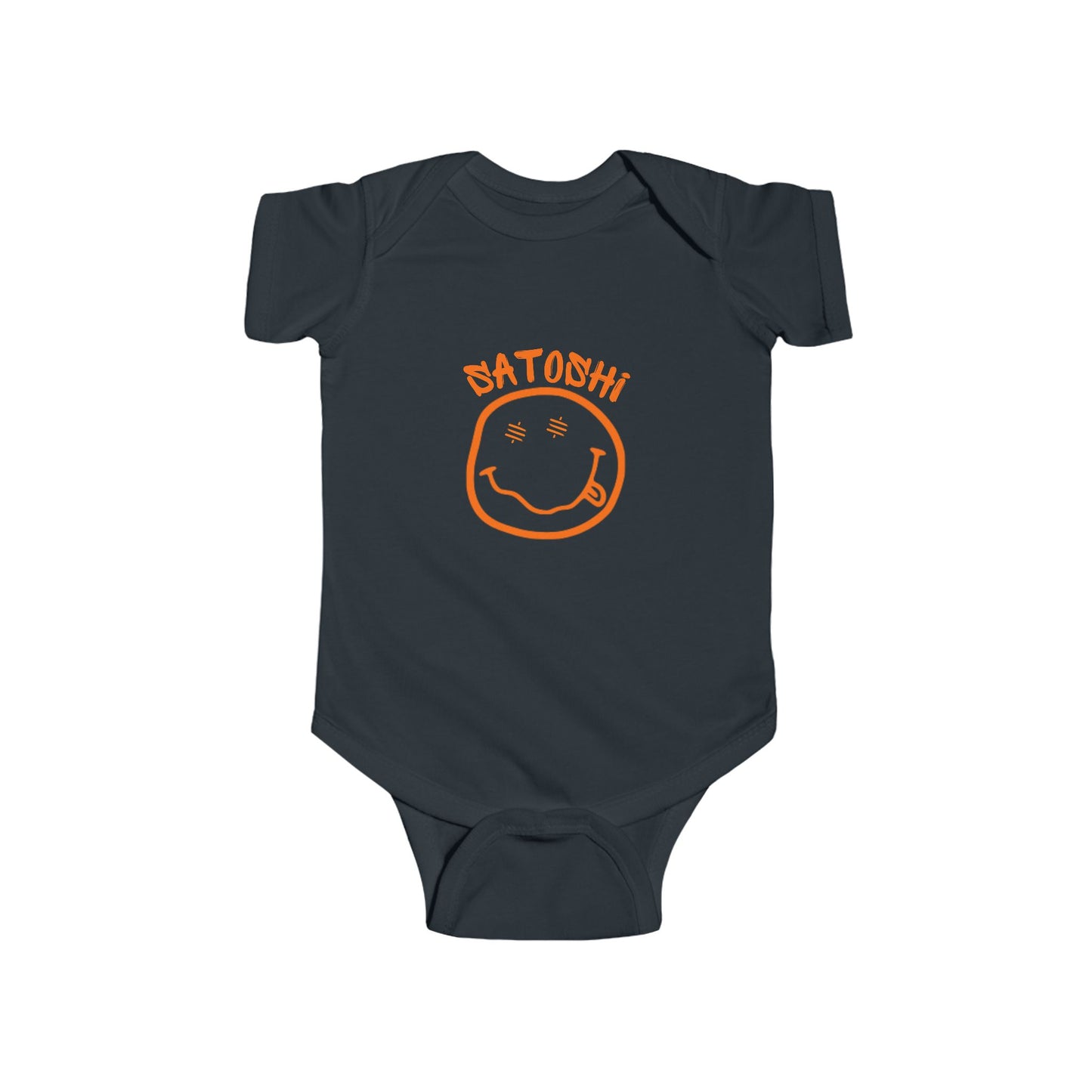SATS Eyed Satoshi Smiley Infant Onesie