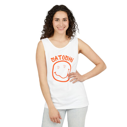 Bitcoin Eyed Satoshi Smiley Tank Top