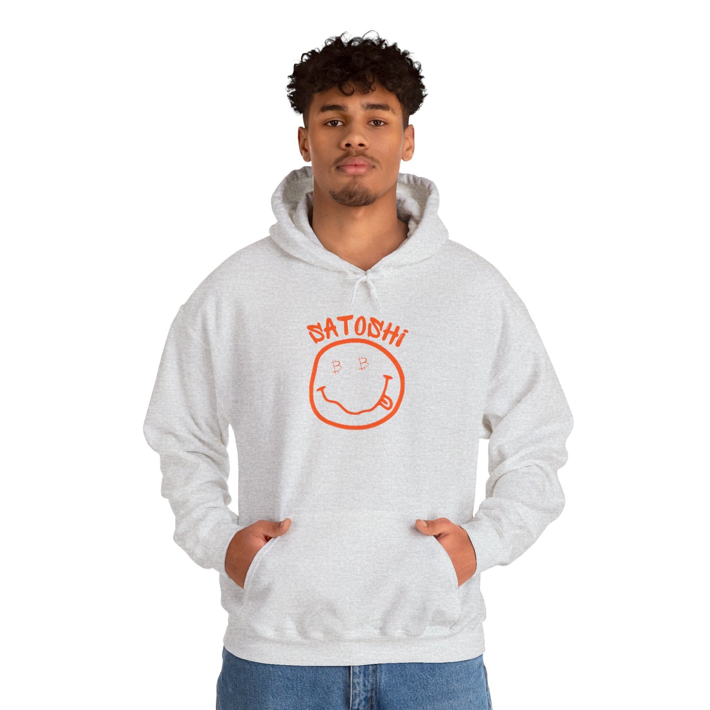 Bitcoin Eyed Satoshi Smiley Hoodie