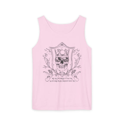 Sovereign Individual Skull Unisex Tank Top
