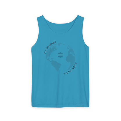 Fix The Money Fix The World Unisex Tank Top