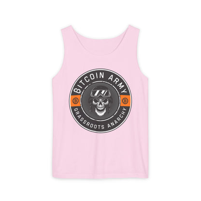 Bitcoin Army Grassroots Anarchy Tank Top