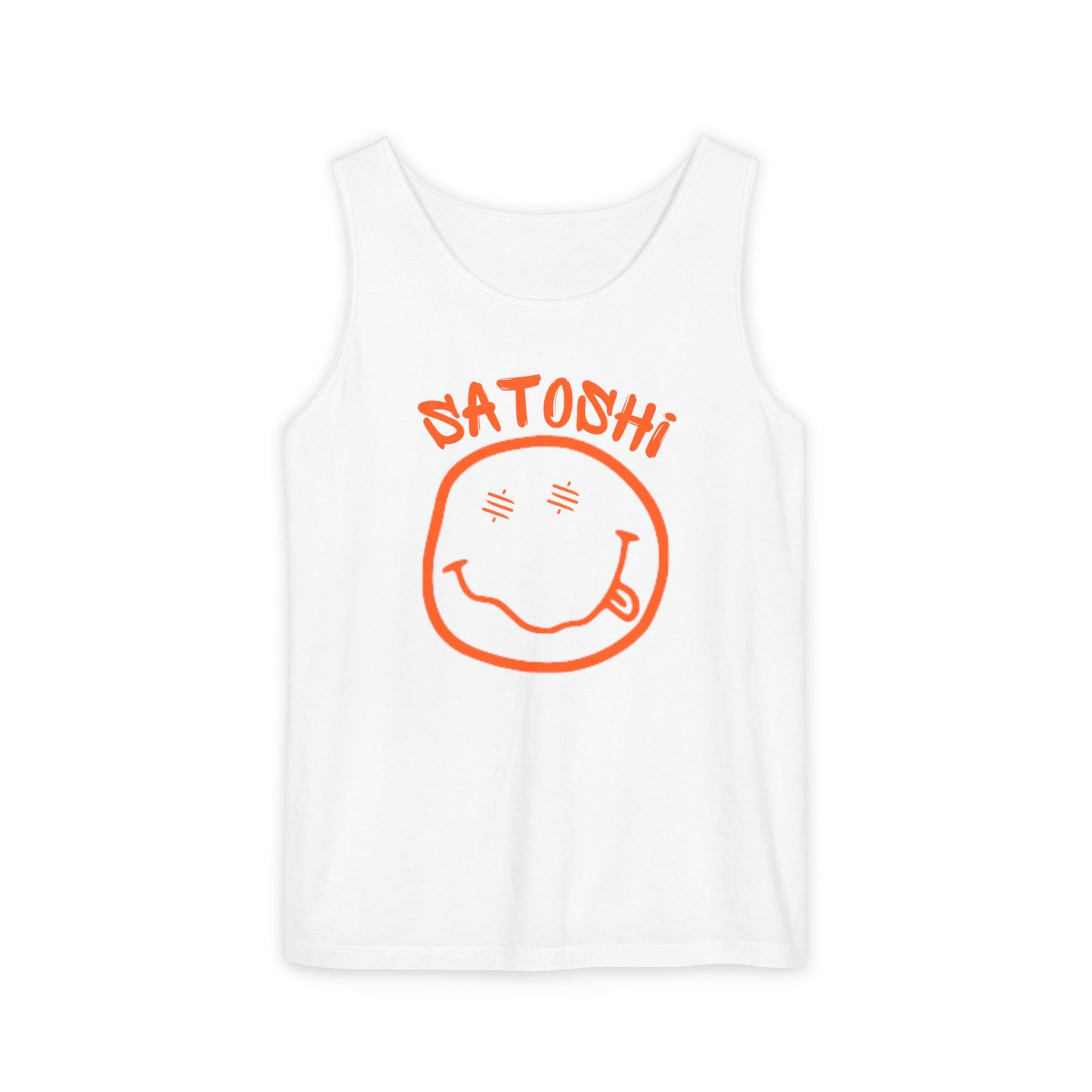 SATS Eyed Satoshi Smiley Tank Top