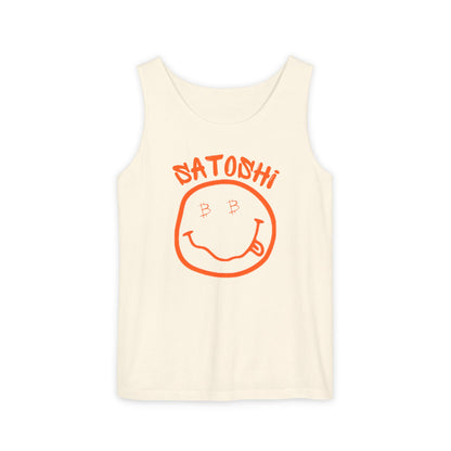Bitcoin Eyed Satoshi Smiley Tank Top