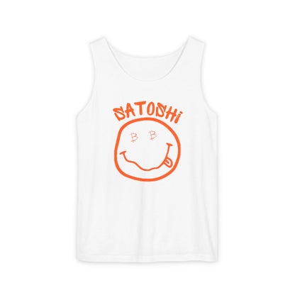 Bitcoin Eyed Satoshi Smiley Tank Top