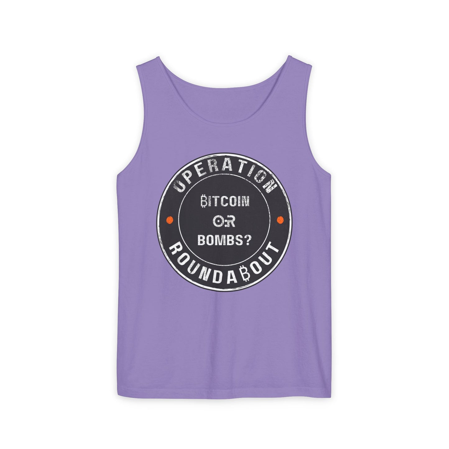 Bitcoin Or Bombs Operation Roundabout Tank Top