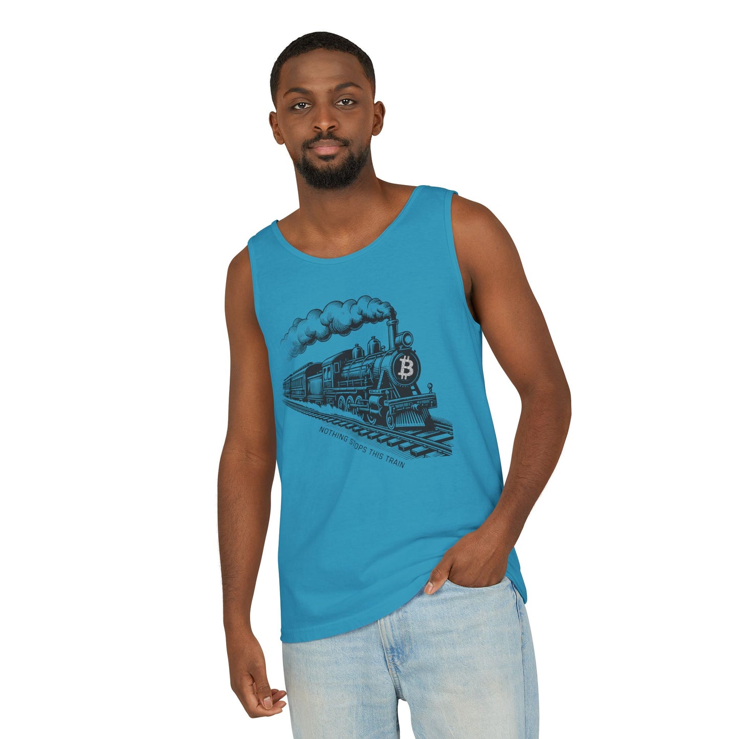 Nothing Stops This Train Vintage Unisex Tank Top