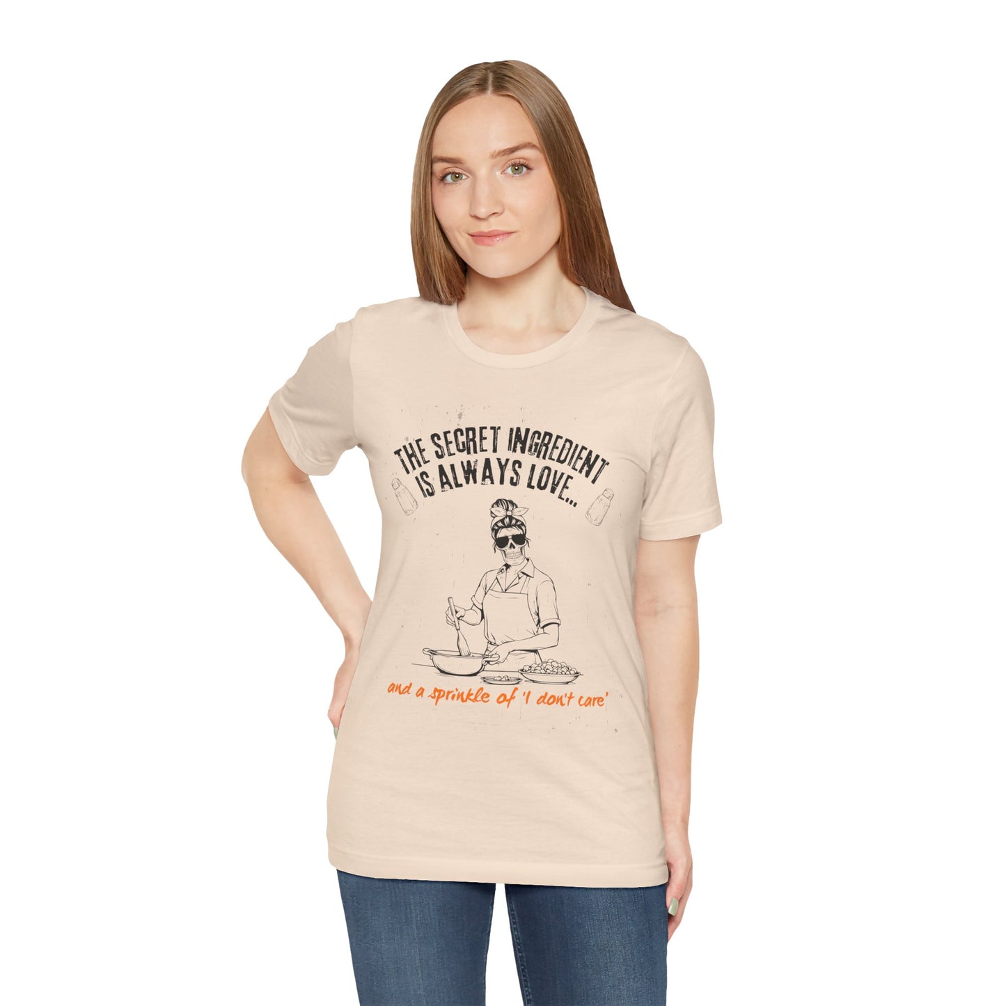 Love-Inspired Cooking Tee, Funny Shirt, Gift for Foodies, Unisex T-Shirt, Perfect for Occasions, Casual Wear