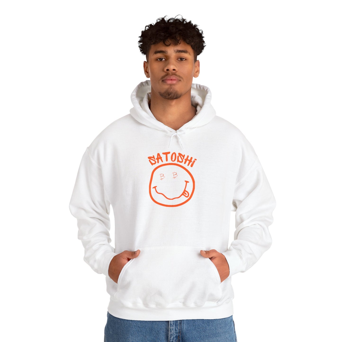Bitcoin Eyed Satoshi Smiley Hoodie