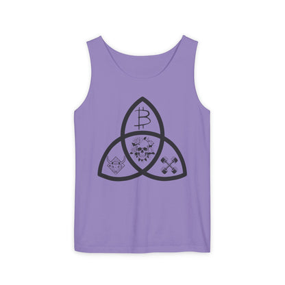 Beef Barbells & Bitcoin Trifecta Trendy Unisex Tank Top