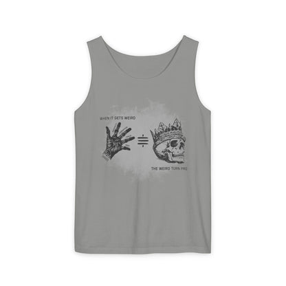 Weird Turn Pro Hand & Skull Unisex Tank Top