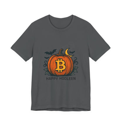 Pumpkin Bitcoin Tee - Happy Hodleen Unisex T-Shirt