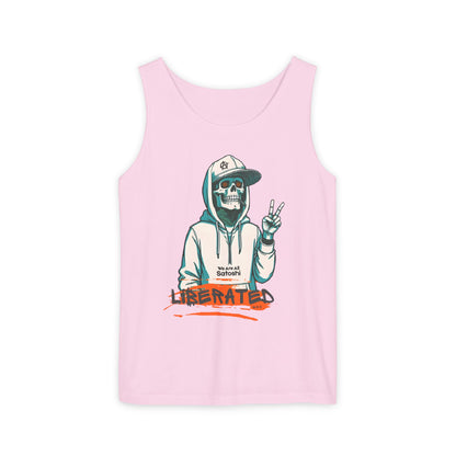 We Are All Satoshi Liberated NRG Skeleton Tank Top