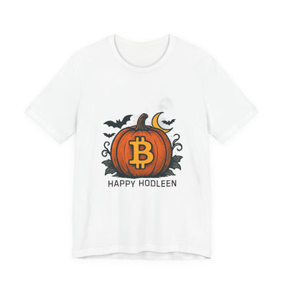 Pumpkin Bitcoin Tee - Happy Hodleen Unisex T-Shirt