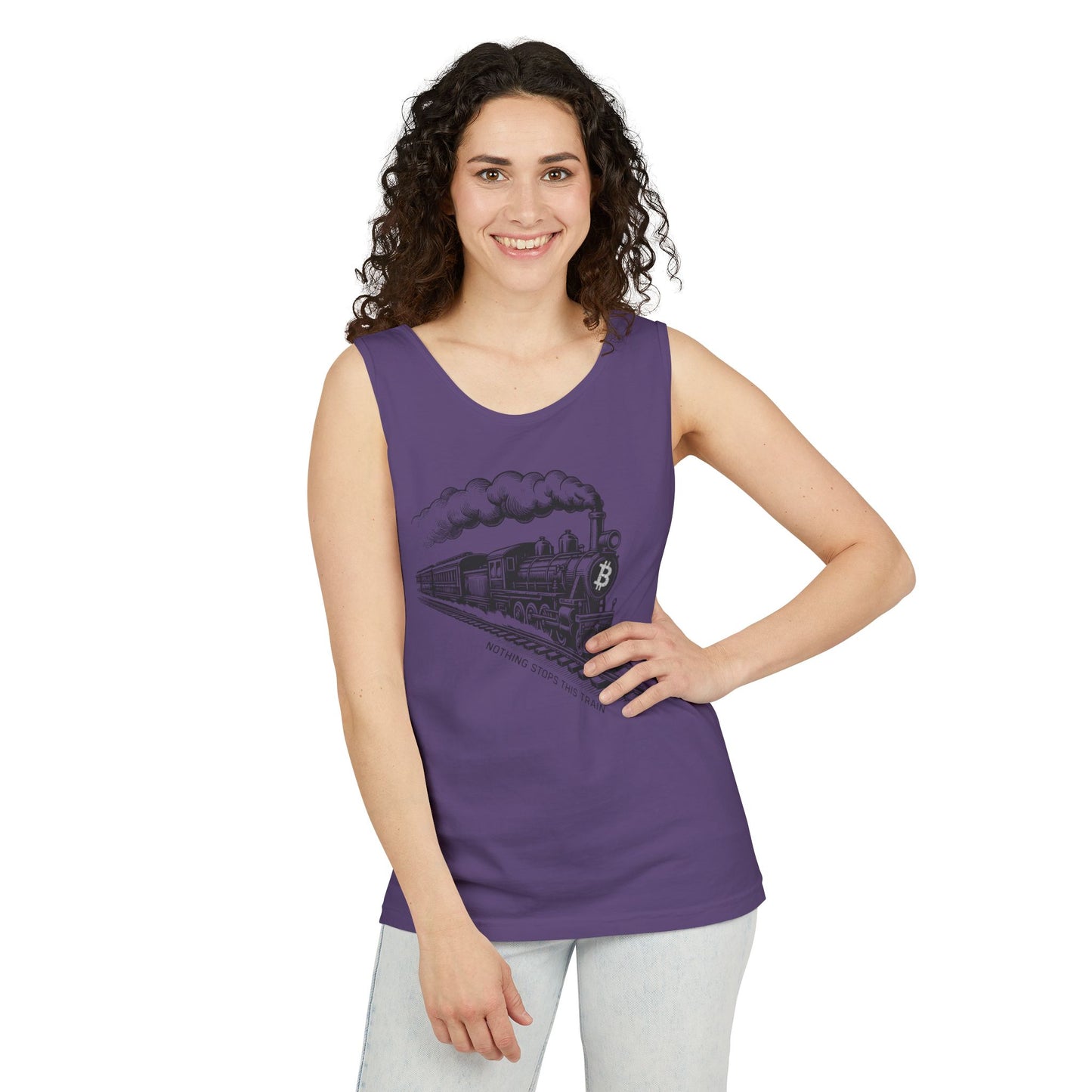 Nothing Stops This Train Vintage Unisex Tank Top