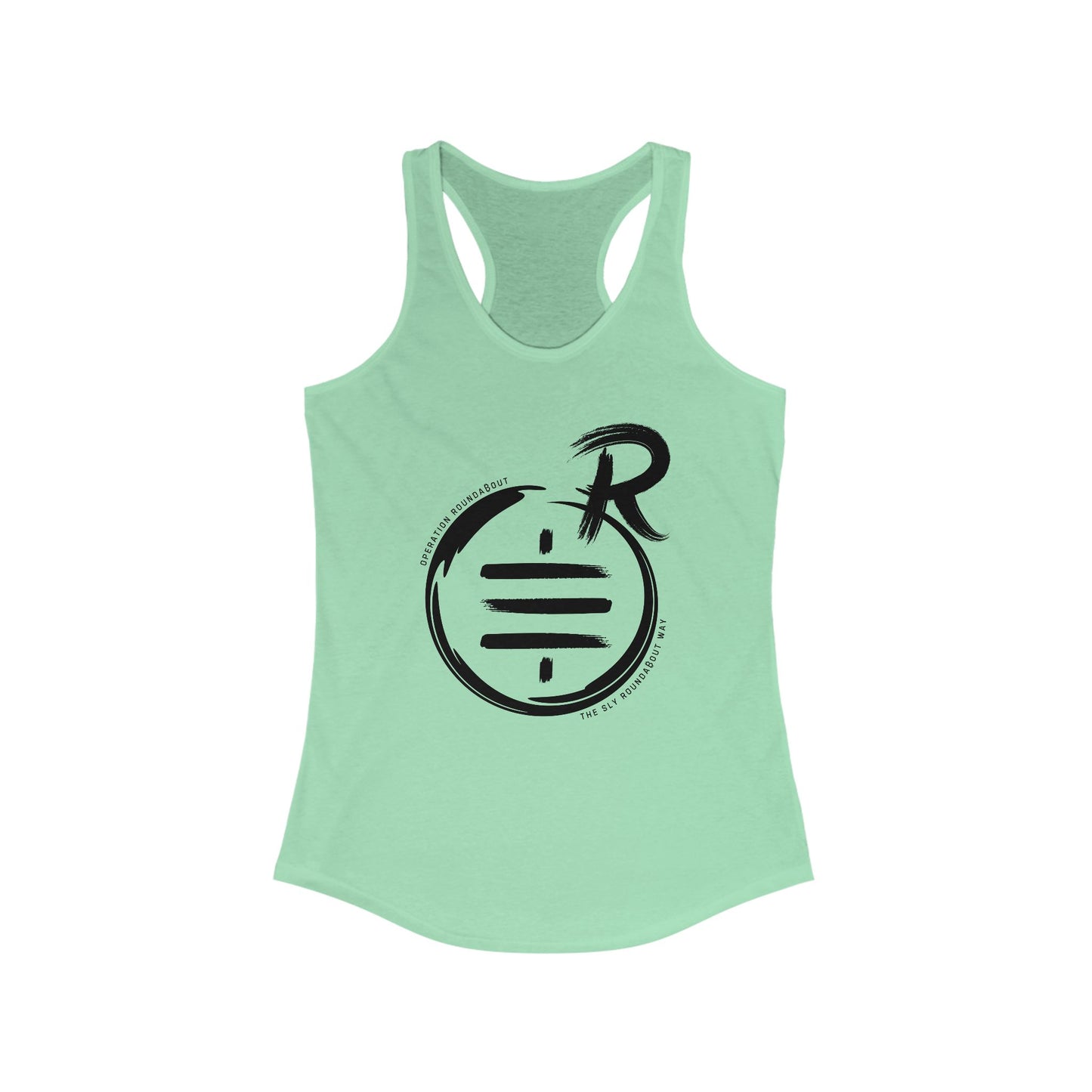 SATS Symbol Operation Roundabout Women's Racerback Tank