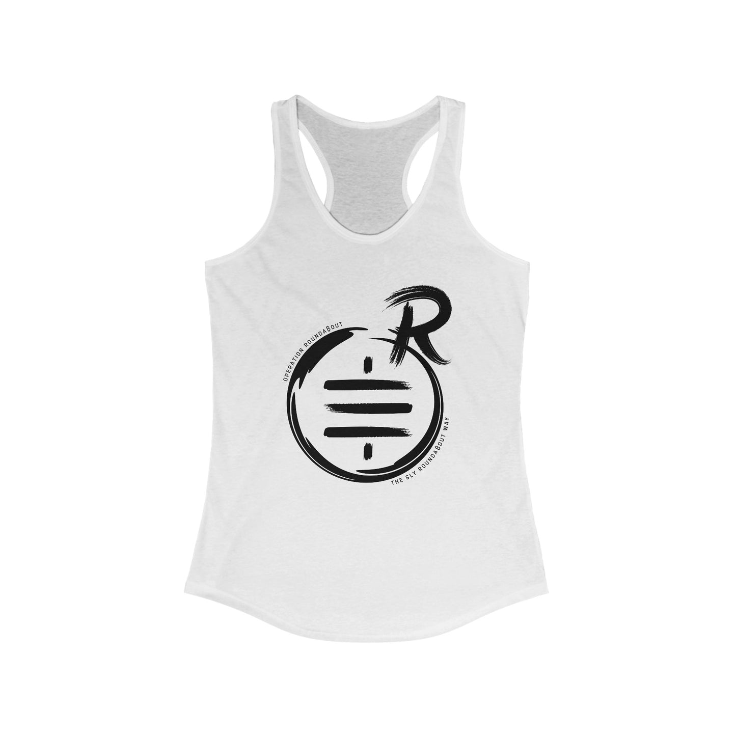 SATS Symbol Operation Roundabout Women's Racerback Tank