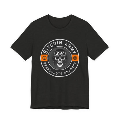 Bitcoin Army Grassroots Anarchy T-Shirt