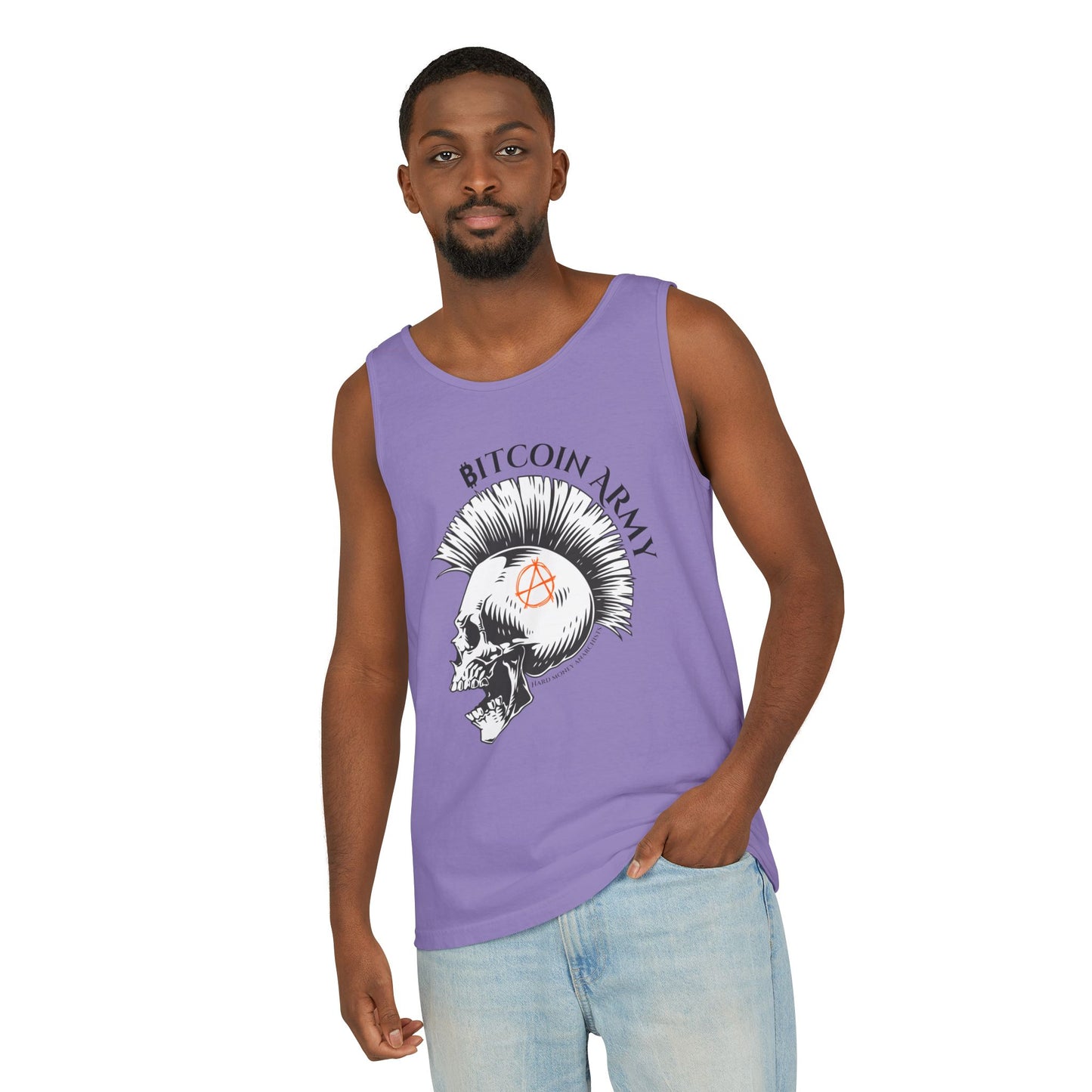 Bitcoin Army Hard Money Anarchists Tank Top