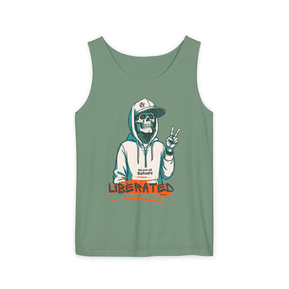We Are All Satoshi Liberated NRG Skeleton Tank Top