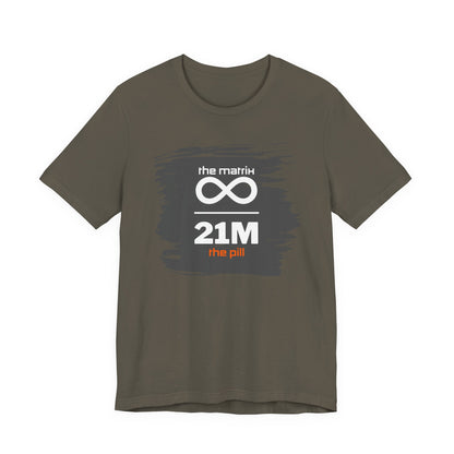 Fiat Matrix Bitcoin Orange Pill T-Shirt